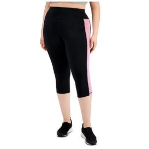 New ID IDEOLOGY Plus Size Colorblocked Capri Leggings